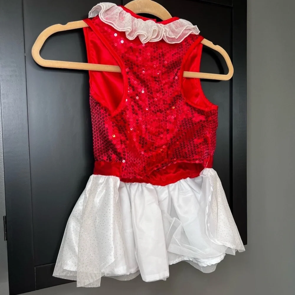 FRISCO XL Red Sequin Tulle Dog Dress Christmas Valentine Holiday Costume NWT